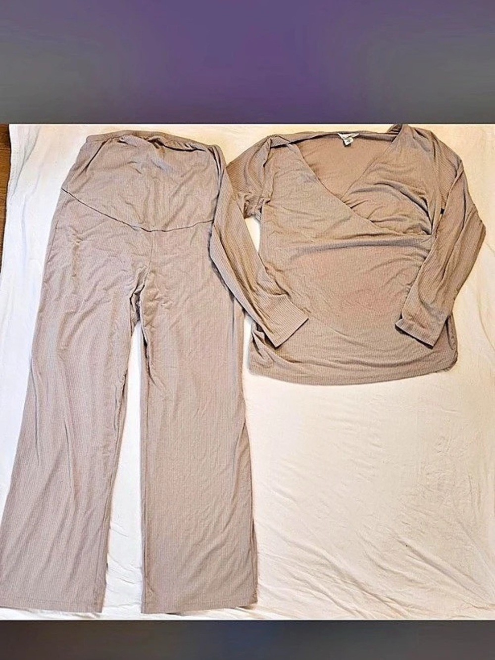 H&M Maternity Wrap Top & Pants L